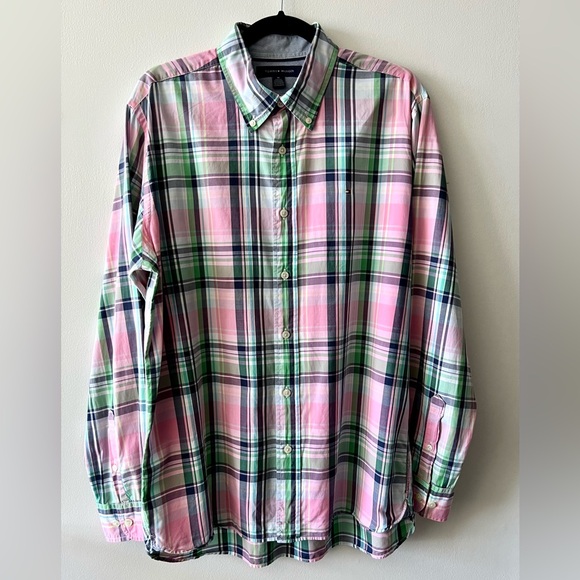 Tommy Hilfiger Button Down Shirt Polo - Picture 1 of 7